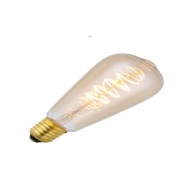 Bec LED Filament ST64-4W-R 3000K Deco Amber LUMINALED