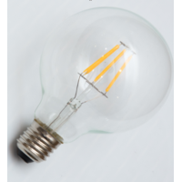 BEC LED FILAMENT G125 8W E27 6000K 220-240V ELMOS NO FLICKER